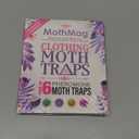 MothMag Moth Traps for Clothes, Closets, Fabrics, and Carpets, Clothing Moth Traps, Clothes Moth Traps, Closet Moth Traps, Moth Pheromone Traps, Extra-Strength Adhesive Glue Clothes Moth Trap, 6 Pack