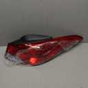 Tail Light Compatible with Hyundai Elantra 2011 2012 2013, Passenger Side, Tail Light Assembly [No Bulb], Replace OEM# HY2804119, 1 PC, Red Lens