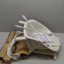 9 in 1 Convertible Baby High Chair with Booster, Wooden Highchair for Babies and Toddlers with Adjustable Tray & 5-Point Harness, Multi-Functional Growing Seat for Feeding, Learning & Play, Beige