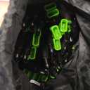 GHB Hex Agility Rings Speed Rings with Carrying Bag 6 Set Portable Hexagon Rings, Agility Ladder for Agility Footwork Training (Green)