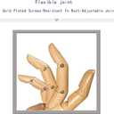 Mannequin,Mannequin Hand,Hand Model,Hand Mannequin for Nails,Drawing Mannequin Wooden Hand,Wooden Mannequin,Wood Hand,Hand Model for Drawing,  Male_right 7.9 in