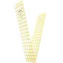 Omnigrid Folding Ruler, 4 x 36-Inch, Clear