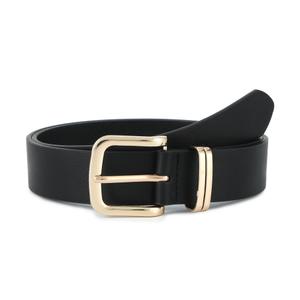 Earnda Women Leather Belt for Jeans Pants, Lady Casual Waist Belts, Black, S