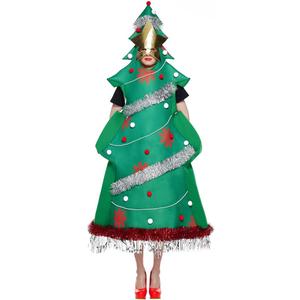 EraSpooky Adult Christmas Tree Costume Funny Xmas Party Women Dress, One Size