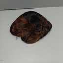 Short Layered Wavy Curly Wig with Bangs Brown Highlights Human Hair Pixie Cut Wig for Black Women Mixed Brown Color F1B/33#