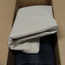 Favoyard Outdoor Bench Cushion 48 x 18 Inch Waterproof Patio Furniture Cushions 3-Year Color Fastness Garden Sofa Settee Couch Swing Pads with Handle and Adjustable Straps, Beige