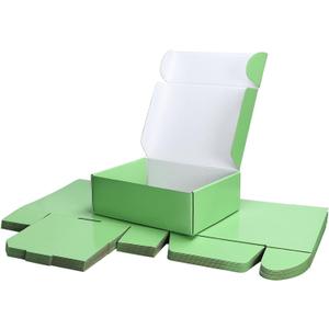 PHAREGE 12x9x4 inch Gift Shipping Boxes Bulk 20 Pack Green, Tab Lock Tuck Top Mailing Boxes for Packaging Small Business, Medium Cardboard Mailer Boxes for Wrapping Present