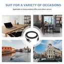 3 x USB-C Apple TV Remote Charger Cable for Apple TV Remote (3rd Gen/4th Gen), Siri Remote (3rd Gen), 4K Remote (3rd Gen), iPhone 16/15 Pro Max/Plus Car Play Charging Cable Cord (5FT)