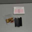 LISAPACK 8ML Atomizer Perfume Spray Bottle for Travel (3 PCS) Empty Cologne Dispenser, Portable Sprayer (Black)
