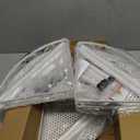 HapiRm Standing Corner Shower Caddy - 3 Tier Shower Organizer Corner with Soap Holder and 4 Hooks, Rustproof Bathroom Storage Shelves with Adhesives, White