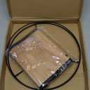 Crapyt E27 Round Removable Lamp Shades, 11.8"  11.8"  7.87" Wood Lampshade with Plant and Bird Print, Ink-wash Painting Pattern for Table/Floor/Ceiling/Wall LampPattern 1