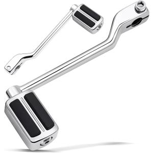 Benlari Heel Toe Shifter Pegs, 304 Stainless Steel Shifter Lever Pegs Fit for Harley Touring Street Glide Road Glide Road King Electra Glide 1988-2024, FL Softail 1986-2017, Trike 2008-2024, Chrome