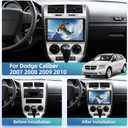 [2+64G] Car Stereo for Dodge Caliber 2007 2008 2009 2010 - Wireless CarPlay and Android Auto - 10.1 inch Touchscreen Android Caliber Radio - WiFi, GPS, Mirror Link, SWC + AHD Backup Camera + Canbus