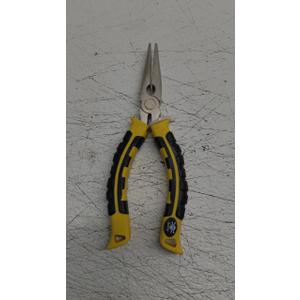  Calcutta Needle Nose Pliers with Side Cutters, Precision Long Nose Pliers with Wire Cutters, Professional Needle Nose Spring Loaded Pliers, Used for Cutting Clamping Pinching Jewelry Making