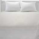 Mainstays Waterproof Fitted Vinyl Mattress Protector, White, 80"X 54" In