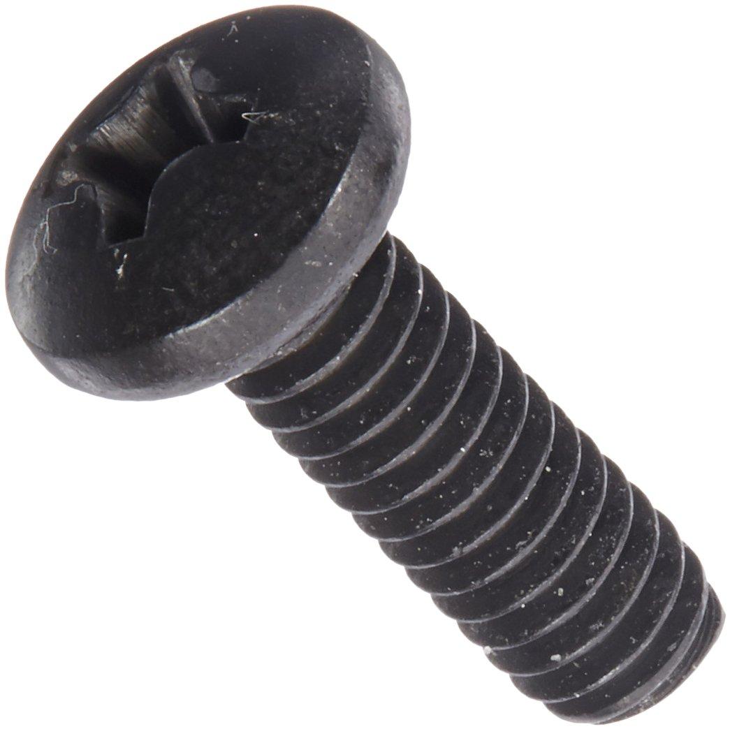3 x Small Parts 18-8 Stainless Steel Machine Screw, Black Oxide Finish, Pan Head, Phillips Drive, Meets ASME B18.6.3, 1/2" Length, Fully Threaded, #4-40 UNC Threads (Pack of 100)
