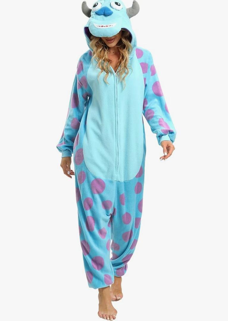 Halloween Animal Onesie Pajamas for Adults Costume Cosplay Homewear One Piece L