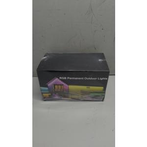 MuliVid 200Ft Permanent Outdoor Lights for House, RGB Halloween House Light Outdoor with Remote APP Control,IP67 Waterproof for Outside DecorationsEaves Lights for Christmas, Holiday, Party, Daily