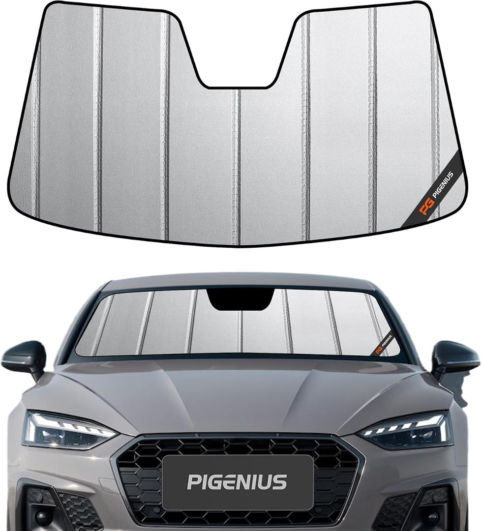 Pigenius Windshield Sun Shade for Audi A5 Sportback/S5 Sportback/RS5 Sportback/A5 Quattro Coupe/S5 Coupe/RS5 2018-2025 Without HUD - Safeguard