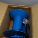 RIDGE WASHER Pressure Washer Hose Reel 180FT, Mounted Heavy Duty High Power Washer Hose Reel, 4000 PSI Manual Crank Hoses Reel, 3/8'' Whip Hose