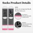 2 x Funny Cheering Socks For Women Girl, Just A Girl Who Loves Cheer Themed Socks, Novelty Gifts For Cheerleading Cheer Coach (Gray)