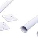 Closet Pro Heavy Duty Adjustable Rod Bundle - 30 by 48-Inch and 18 by 30-Inch, White