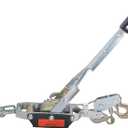 Come Along Puller, 5 Ton(11,000Lbs) Dual Gear Power Puller 3 Hook Heavy Duty Steel Cable Come Along Winch Hand Winch Cable Puller Automotive Hoist Winch Puller