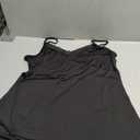 Jones New York Women's Silky Smooth 35" Spaghetti Strap Full Slip W/Lace Neckline, Size Large