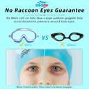 Seago Swim Goggles 2 Pack Anti-Fog Anti-UV Wide View Swimming Goggles for Kids 3-14