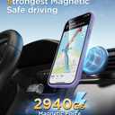 SUCGLES for iPhone 15 Case with MagSafe [Ultra Strong Magnetic] [12FT Military Drop Protection] [Shockproof Bumper] Slim Thin Mag Safe Phone Cover 6.1" for Apple iPhone15 (Lavender)