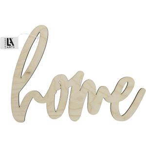 Leisure Arts Large Unfinished Wood Word, Home