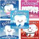 SmileMakers Glitter Teeth Stickers - Prizes and Giveaways - 75 per Pack