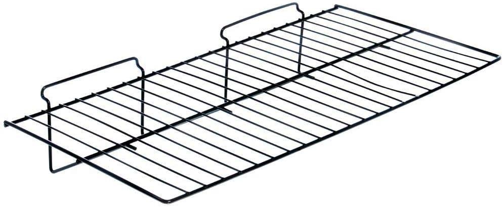 2 Pack Slatwall Shelves 24X12 Inch, Heavy Duty Metal Black Slat Wall Wire Shelf for Retail, Garage, Home Storage, Universal Slatwall Accessories (M2PC, Black)