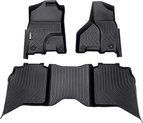 HAFIDI® Floor Mats & Cargo Liner Set Fit for 2018-2024 Buick Enclave All Weather Protection TPE Anti-Slip Automotive Full Set Floor Liners Custom Accessories - Black