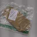 Enyuwlcm Heavy Canvas Stationery Portable Compact Simple Zipper Pencil Case and Durable Small Medicine Bag 1 Pack Khaki