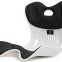 Ergonomic Back Support Office Chair Posture Correction Back Tailbone Pain Relief Seat Cushion Memory Foam Portable Floor seat Comfortable Lumbar Pillow Home Outdoor Gaming