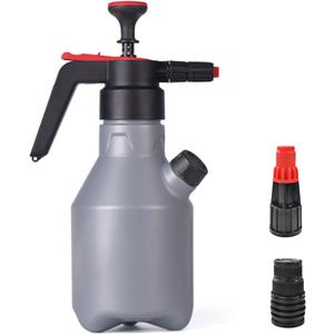 2L Car Wash Pump Foam Sprayer, 0.5 Gallon Hand Pump Sprayer, Car Wash Foam Gun, Pressure Water Soap Spray Bottle, Suitable for Car Beauty, Wheel Washing, Flower Watering, Sanitation and Cleaning