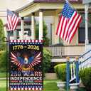 Motivational 250 Year American Anniversary Flag 250th Anniversary USA Flag 4th of July We The People 1776 Patriotic American Garden Flags for Outside 12x18 Double Sided Outdoor 250 Merchandise Decorations