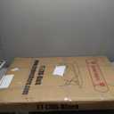 BestOffice Outdoor Folding Camping Table Plastic Table Portable Square Height Dining Table Perfect for Picnics,Parties,Party and Camping,Black (6 FT)