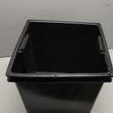 Mueller Janska M-Resin Heavy Duty Tall Planter, Indoor/Outdoor Grande Plant, Tree, Flower Pot, 2-Piece Set, 24, Modern Design, Built-in Drainage, Dark Gray (24 x 11.5")