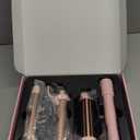 Farery 3-in-1 Interchangeable Automatic Rotating Curling Iron & Thermal Brush Set, 1'' /1.25'' Curling Iron, Automatic Hair Curler with 1.5'' Heating Round Curling Brush, 3 Temps Adjustable 300-410F