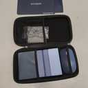 Foldable Keyboard and Mouse, Samsers Folding Bluetooth Keyboard Combo, 2.4G + BT5.0 x 2, Full-Size Portable Travel Keyboard & Rechargeable Wireless Mouse for Windows Android iOS Mac OS, Blue