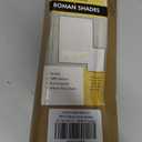 No Tools No Drill Cordless Roman Shades for Indoor Windows 100% Blackout, for Window Size 31" W 64" H Beige