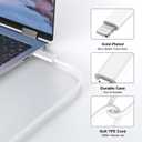 [Apple MFi Certified] 2 in 1 Lightning and USB-C to HDMI Adapter for iPhone,4K@60Hz DVI Lightning Type C Digital AV HDMI Adapter Cord for iPhone 17 16 15 14 13 12 11 to TV Projector Monitor