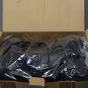 Handepo 50 Pieces Ear Warmers Headband Winter Ear Muffs Black Fleece Ear Warmers Headband for Women Men Sports Running Cycling Skiing