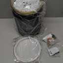 Ohniyou 52 Low Profile Ceiling Fan with Lights, Remote & APP Control Modern Flush Mount Indoor Outdoor Ceiling Fans, Dimmable, Silent DC Motor, Reversible, Black