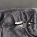 Battery Operated USB Heated Blanket – Cordless Rechargeable Throw with Portable Battery Pack, Far Infrared Heat, Ultra-Soft Faux Rabbit Fur for Home, Office, Travel, Camping