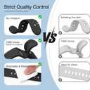 2 x Patenting Sport Silicone Band Compatible with Apple Watch Bands 40mm 38mm 41mm 42mm 44mm 45mm 46mm 49mm Women Men, Waterproof Soft Wrist Strap for iWatch Series 11 10 9 8 7 6 5 4 3 2 1 SE Ultra 2 3 (Black)