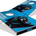YouTheFan NFL Carolina Panthers 2’ x 3’ Wood Cornhole Game