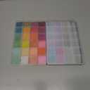 31200pcs Glass Seed Beads 48 Colors 2mm 12/0 Bracelet Beads for Jewelry Making Kit with Letter Alphabet Beads, 2 Rolls Elastic String Cord, Charms and Jump Rings for Jewelry Making48 Colors